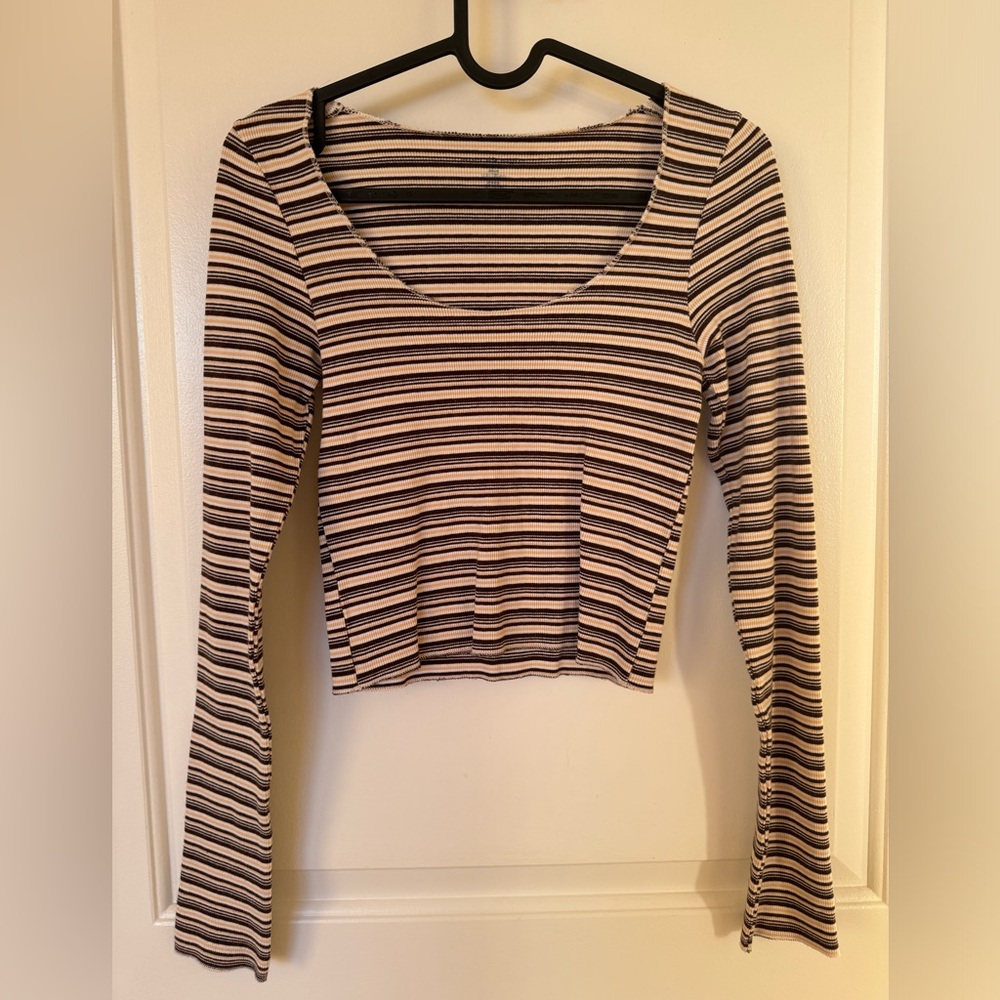 Brandy Melville striped long sleeve top